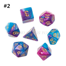 Load image into Gallery viewer, Tiefling&#39;s Touch 7Pcs Dice Set
