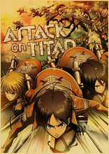 Load image into Gallery viewer, Attack on Titan Japanese Anime Posters
