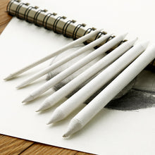 Load image into Gallery viewer, Artist&#39;s Blending Smudge Stump Stick 6pcs/set White Drawing Charcoal
