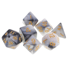 Load image into Gallery viewer, Magic Math Rock 7pcs Dice Set &amp; Dice Cup
