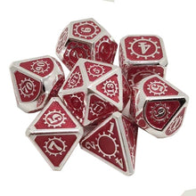 Load image into Gallery viewer, Mana Surge 7pc DnD Metal Dice Set
