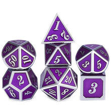 Load image into Gallery viewer, Warlock&#39;s Pact 7pc Metal Dice Set
