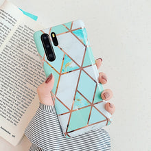 Load image into Gallery viewer, LOVECOM Geometric Marble Phone Case For Huawei
