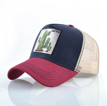 Load image into Gallery viewer, Summer Embroidered Animal Baseball Caps
