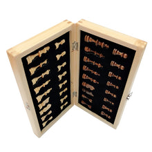 Load image into Gallery viewer, Top Quality Wooden Folding Magnetic Chess Set
