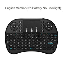 Load image into Gallery viewer, Wechip i8 Russian English Version 2.4GHz Wireless Keyboard w/Air Mouse
