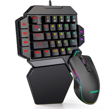 Load image into Gallery viewer, RedThunder One-Handed Mechanical Gaming RGB Backlit Keyboard
