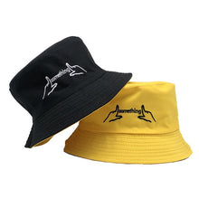 Load image into Gallery viewer, SMILE Hat Double Sided Bucket Hip Hop Hat
