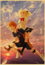 Load image into Gallery viewer, Vintage Japanese Anime Haikyuu!! Retro Poster
