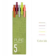 Load image into Gallery viewer, Kaco Retro Dark Colored Gel Pens Retractable 0.5mm
