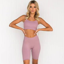Load image into Gallery viewer, Seamless Fitness Women&#39;s Yoga Suit 2PCS/Set
