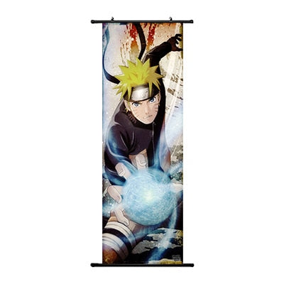 Japanese Anime Naruto Scroll Painting