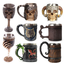 Load image into Gallery viewer, Retro Skull Knight Viking and Variety Mug
