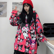 Load image into Gallery viewer, Kawaii Anime  - Kuromi Autumn Women&#39;s Fashion Hoodie Sweatshirt
