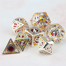 Load image into Gallery viewer, Crit Maker 7pc DnD Metal Dice Set
