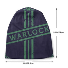 Load image into Gallery viewer, Warlock Knitted Hexblade Patron Beanie
